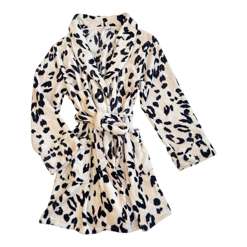 Soma Plush Fleece Robe Belted Housecoat Bath Robe Sleepwear L/XL